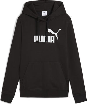 Puma ess no. 1 logo hoodie fl dames sporttrui - black
