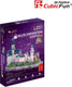 Cubic fun 3d-puzzel neuschwanstein castle - met led-verlichting - 128 stukjes