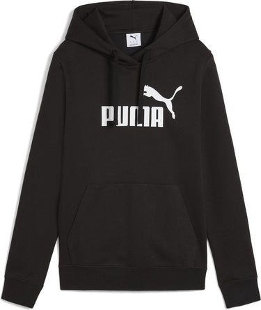 Puma ess no. 1 logo hoodie fl dames sporttrui - black