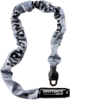 Kryptonite kettingslot keeper 85 cm staal grijs
