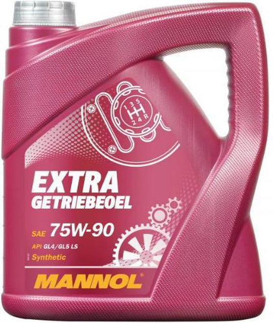 Mannol extra | 75w-90 | gl-4 gl-5 ls | synthetische versnellingsbakolie | 4 liter
