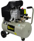 Geko oliegesmeerde luchtcompressor - 24l - 8 bar - 210 l min - staal - horizontaal ontwerp