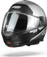 Nolan n100-5 plus distinctive 30 flat silver black blue systeemhelm - motorhelm - maat l