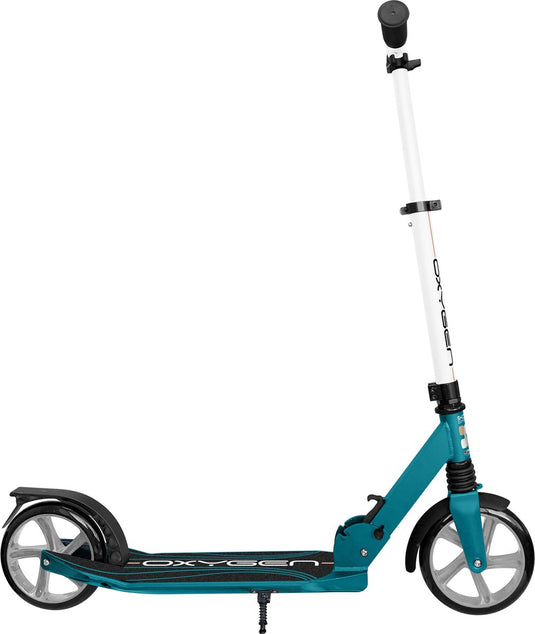Skids control oxygen 2-wiel kinderstep opvouwbaar voetrem petrol