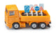 Siku 1322 vrachtwagen met verkeersborden 7,7cm oranje