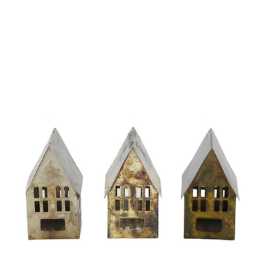 Dijk natural collections hanger huisje metaal 7x6x10cm