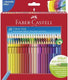 Faber-castell kleurpotloden - colour grip - 48 stuks - fc-112449