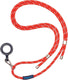 Dopper cord draagkoord - zilver rood - 100% gerecycled pet