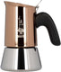 Bialetti venus 4 kops koper – rvs espressopot – 170 ml – geschikt voor inductie – italiaans design