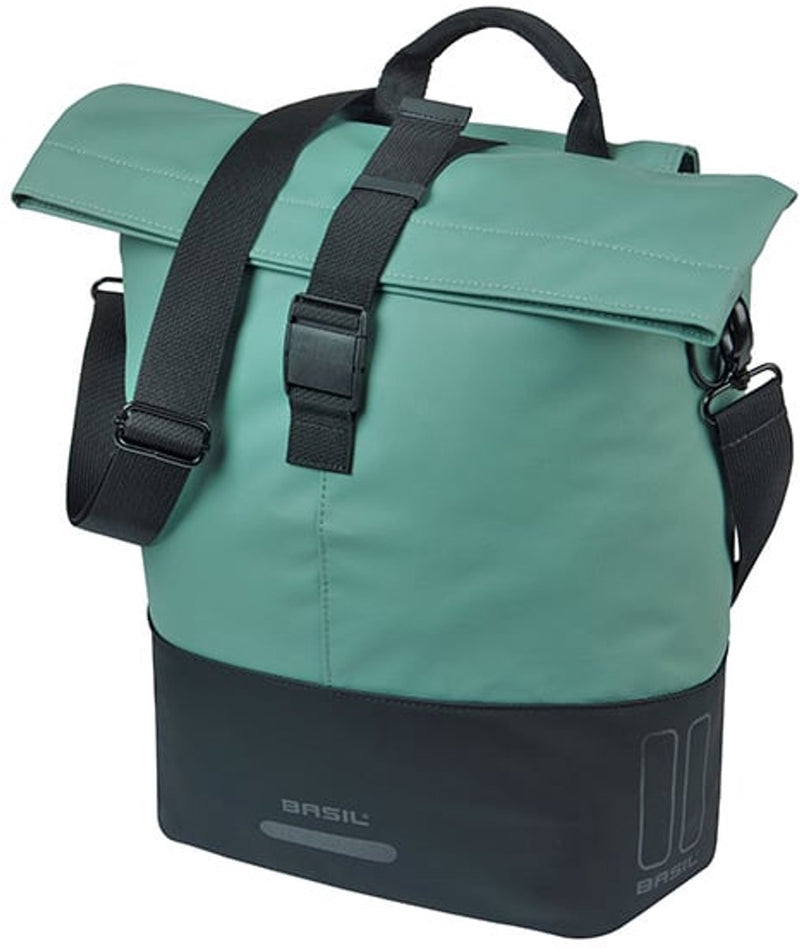 Load image into Gallery viewer, Basil b.v. tas basil cove shopper groen zwart | mik hooks | 16l
