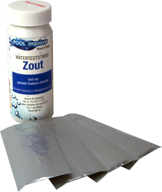 Pool improve 16 teststrips zoutelektrolyse systeem