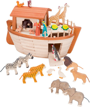 Holztiger houten speelgoed - ark van noah - 75x47x43,5cm - handgemaakt