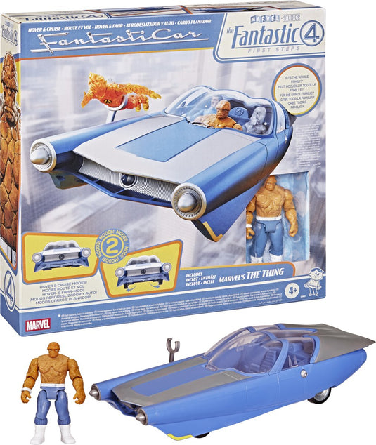 Marvel studios the fantastic four epic world of action hover en cruise fantasticar