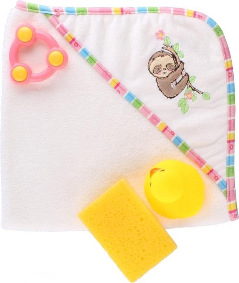 Load image into Gallery viewer, Heless poppen badhanddoek luiaard met accessoires

