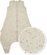 Meyco baby rib mini spot baby zomer slaapoverall jumper - sand melange - 80cm - 0.5 tog