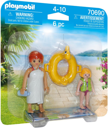 Playmobil family fun duopack waterpark badgasten - 70690