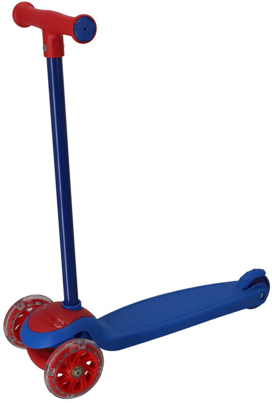 Alert kinderstep - speelgoed - step - driewieler - blauw rood