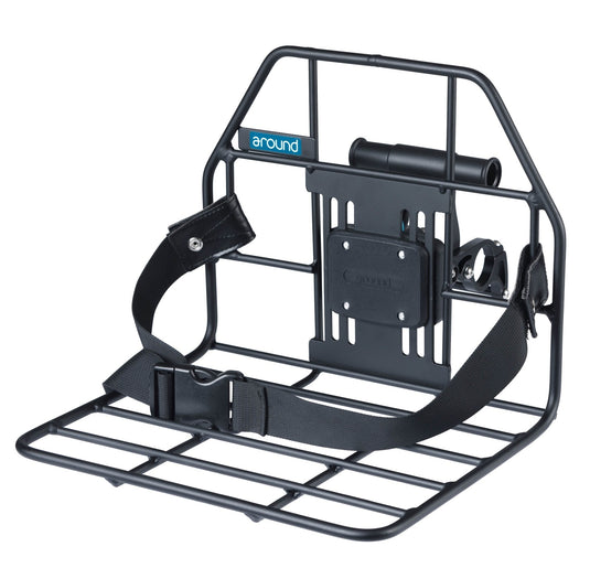 Around voordrager ace - (inclusief stuurbochthouder) - zwart
