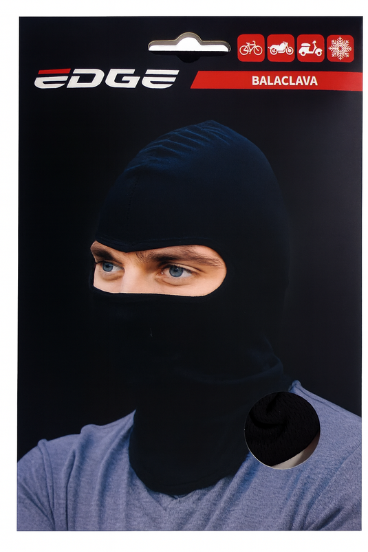 Edge balaclava - polyester - zwart