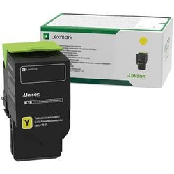 Tonercartridge lexmark 78c2xy0 geel