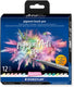 Staedtler - artist series - pigment brush pen set 12 kleuren pastel colours