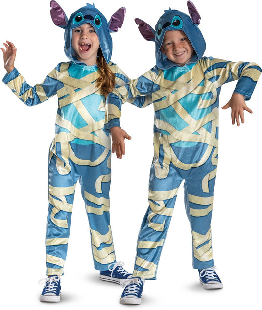 Disguise disney stitch - stitch mummy classic jurk m (7-8 jaar)