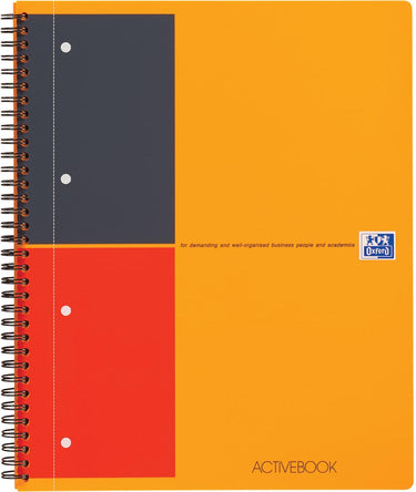 Oxford international activebook collegeblok - a4 - gelijnd - 4 gaats - 160 pagina's