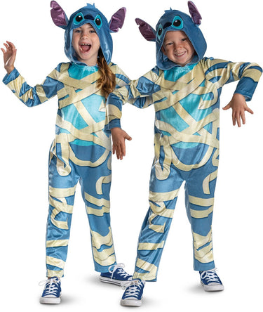 Disguise disney stitch - stitch mummy classic jurk xs (3-4 jaar)