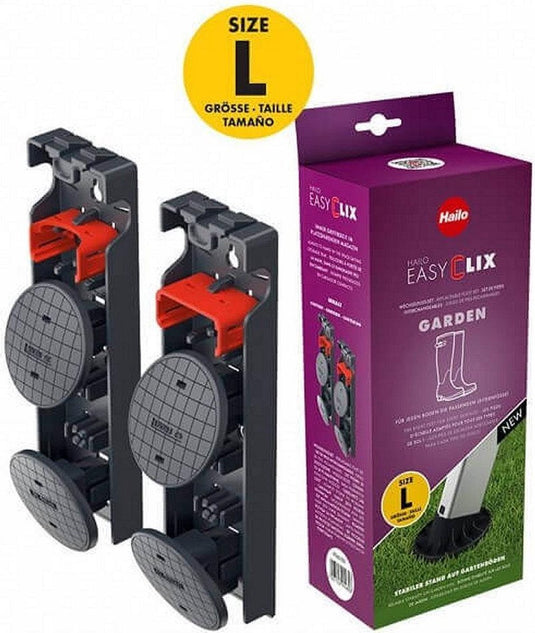 Hailo 9948-001 easyclix garden l verwisselbare voet
