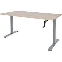 Schaffenburg zit-sta bureau dextro slinger desk 160x80 swing adjustable linberg