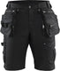 Blåkläder blaklader short denim stretch x1900 1992-1141 - zwart zwart - c58
