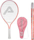 Ama sport kinder tennisracket roze 23 inch – lichtgewicht junior racket met tas – ideaal voor beginners –