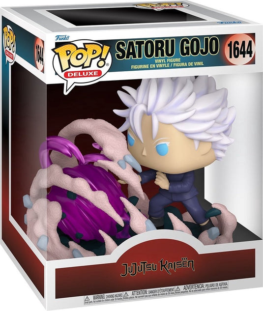 Funko pop deluxe: jujutsu kaisen - saturo gojo pop