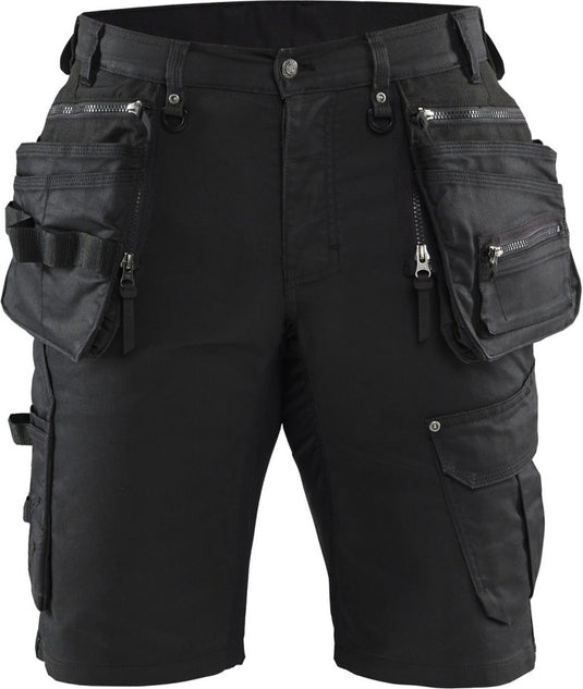 Blåkläder blaklader short denim stretch x1900 1992-1141 - zwart zwart - c48