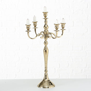 Boltze home kandelaar victoria goud 37x63cm