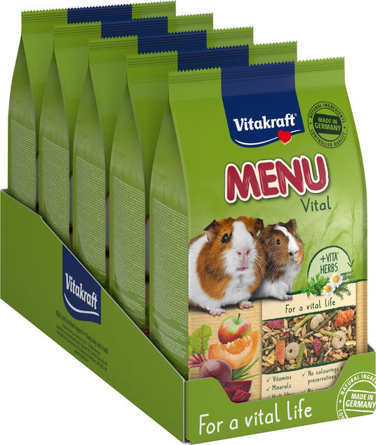 Vitakraft - menu vital - caviavoeding - compleet voer voor cavia's - 5x1 kg