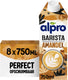 Alpro barista amandeldrink - houdbaar - plantaardige melk - perfect voor koffie - lactosevrij - 8 x 750 ml