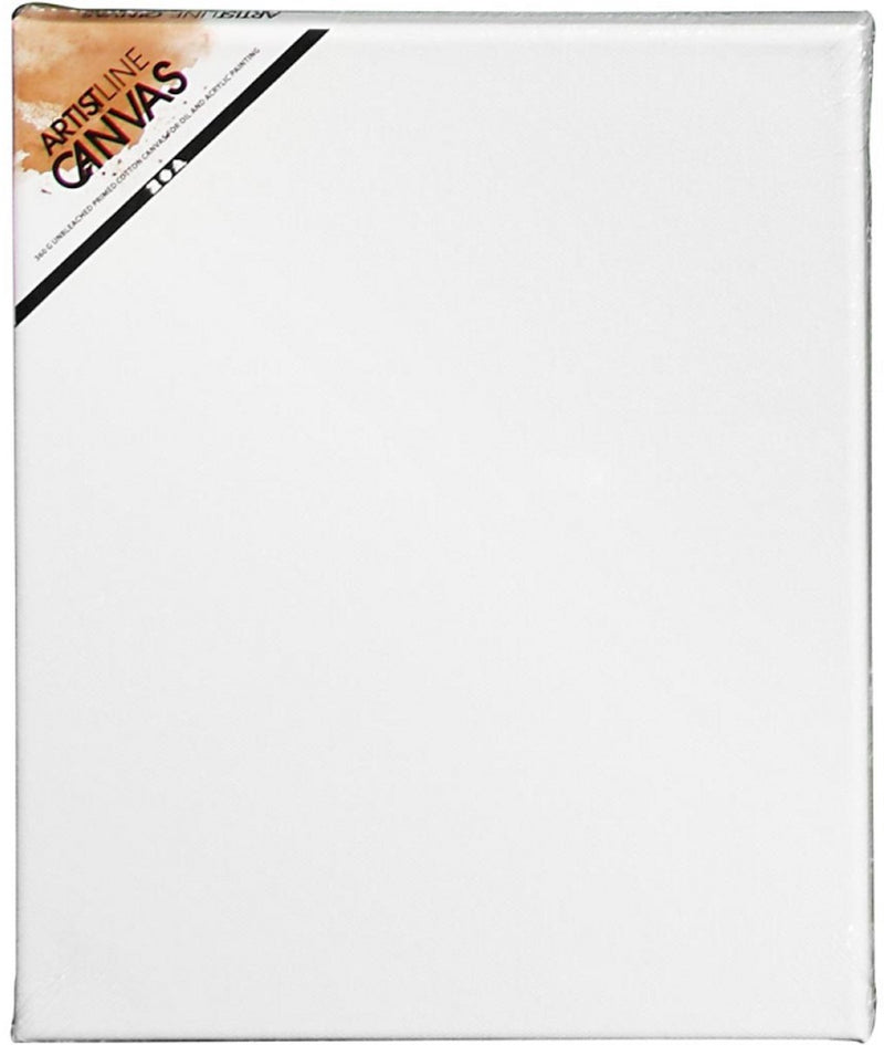 Load image into Gallery viewer, Creativ company canvas schilderdoek 24x30 cm katoen wit.
