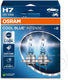 Osram cool blue intense next gen h7 halogeen autolampen – witter licht en tot 100% meer zicht - duitse kwaliteit - set met 2 lampen - 64210cbn-2hb