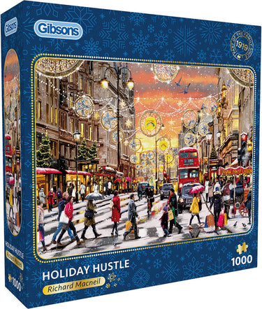 Gibsons - holiday hustle (door richard macneil) - 1000 stukjes 68×49cm (b×h) - legpuzzel voor volwassenen