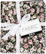 Creativ company patchwork stof 45x55 cm zwart 4 stuks
