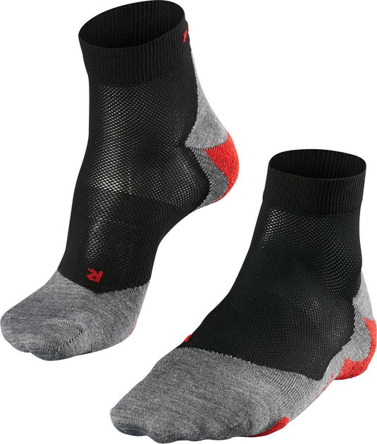Falke ru5 short anti-blaar functioneel materiaal hardloopsokken heren zwart - maat 42-43