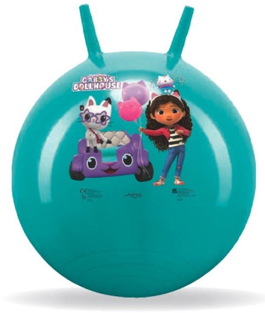 John gabby's dollhouse skippybal voor kinderen tot 50 kg - 40-50 cm groot (onopgeblazen)