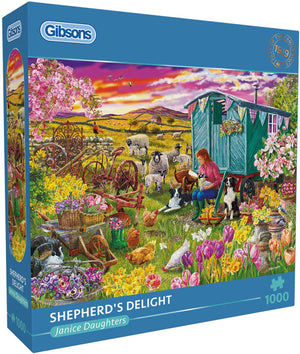 Gibsons - shepherd's delight (door janice daughters) - 1000 stukjes 68×49cm (b×h) - legpuzzel voor volwassenen