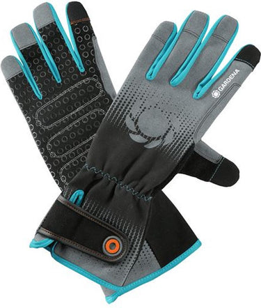Gardena tuinhandschoenen polyester nylon zwart grijs maat l