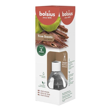 Bolsius geurverspreider 60ml true scents oud wood