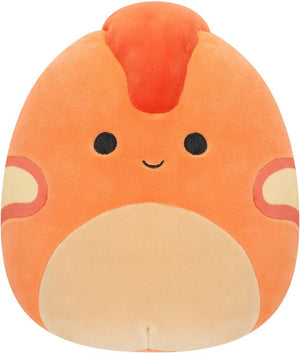 Squishmallows squishmallow knuffel - 19cm - nichelle the orange dinosaur