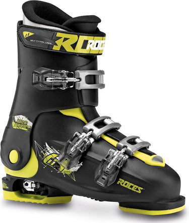 Roces - idea free - skischoenen - kinderen - 22.5-25.5 (36-40) - zwart - groen