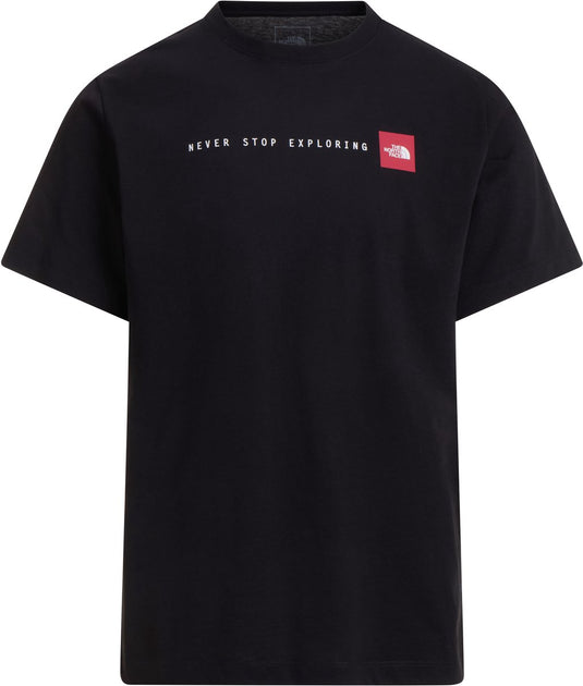 The north face m nse reg ss tee-graphic heren outdoorshirt - tnf zwart