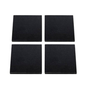 No brand onderzetter graniet 10x10cm 4 stuks | 4 stuks